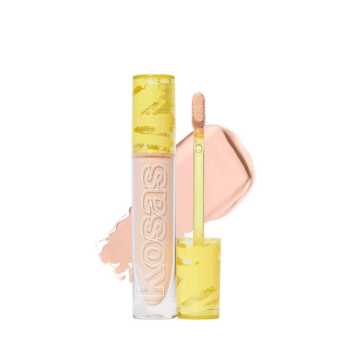 Kosas Revealer Concealer - Medium Coverage Makeup with Hyaluronic Acid, Conceals Dark Circles Under Eyes, Dark Spots and Blemishes + Brightens, Hydrates, Long-Lasting & Vegan, (Tone 3.6 C)