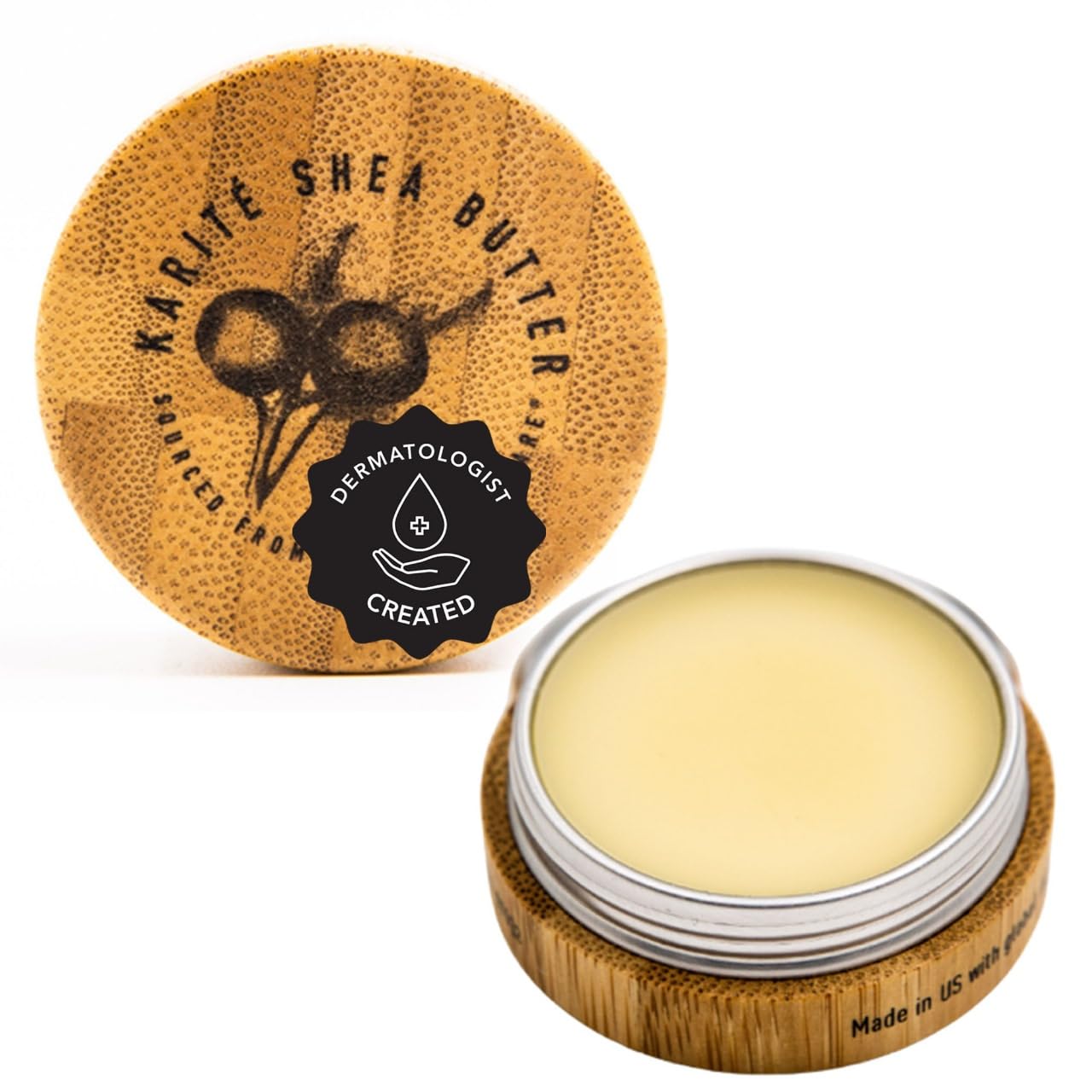 Karité Baume à Lèvres Nourishing Lip Balm - Intense Lip Moisturizer for Dry Lips, Shea Butter, Organic Jojoba & Rosehip Oil Blend, Dermatologist-Formulated & Approved, Cruelty-Free & Hypoallergenic