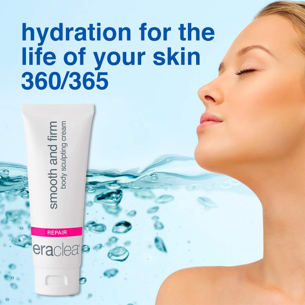 eraclea Smooth & Firm Body Sculpting Cream, Hyaluronic Acid Body Lotion with Seaweed, Herbal Extracts & Antioxidants for Massage, Lymphatic Drainage, and Slimming (4 fl oz)