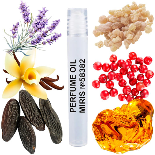 MIRIS Perfume Oil No. 58382, Inspired by Invitus Victory, Long-Lasting Men Roll-On, Rollerball 0.34 Fl Oz / 10 ml