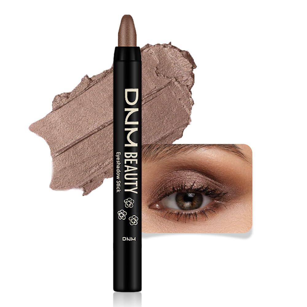 evpct Cocoa Shimmer Cream Eye Shadow Brightener Sticks Set for Eyes, Cocoa Shimmery Matte Pencil Eye shadow Applicator Stick Pen Palette Makeup Waterproof sombras en crema para ojos 21#