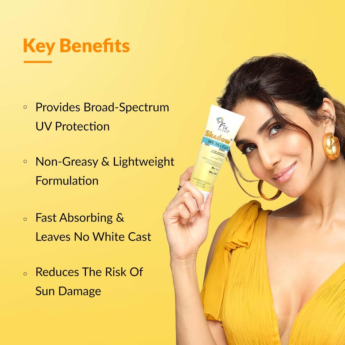 Fixderma Shadow SPF 30 Gel Sunscreen | Sunscreen & Broad SpectrumUVA and UVB Protection