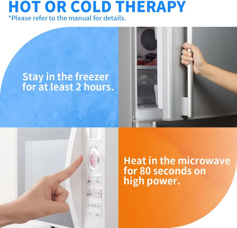 Extra Large Gel Ice Packs for Injuries Reusable Gel Cold Compress for Shoulder, Knee, Back and Neck - Hot and Cold Packs for Pain, Injury, Surgery - Flexible Ice Pack for Injury - 8.3" x 12.4"