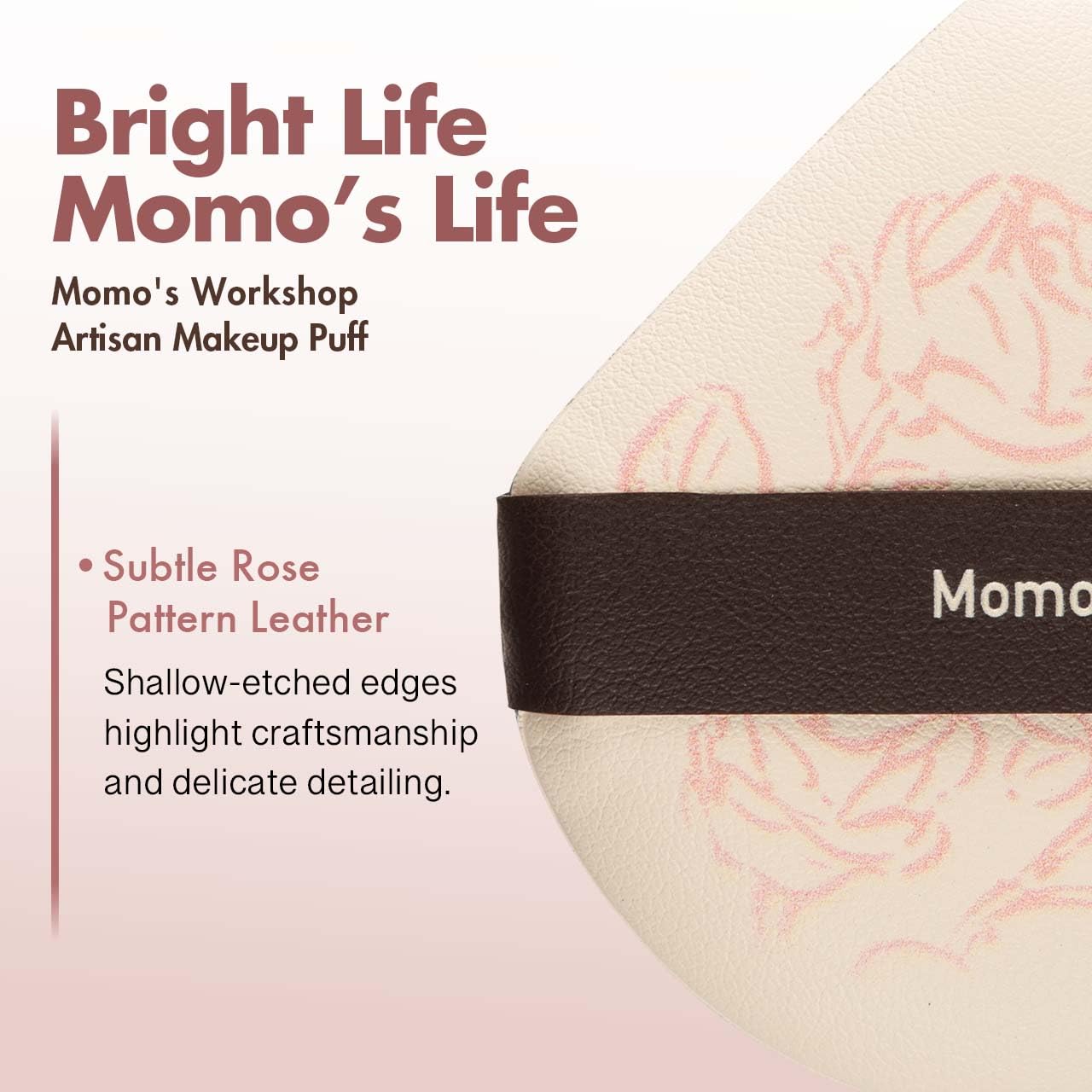 Makeup Sponge Set, Hydropolyurethane Sponges, Dry/Wet Use with Lychee-Pattern PU Leather, Expands 1.3x, for Full/Sheer Coverage Finish,3pcs Beauty Puffs &Storage Case