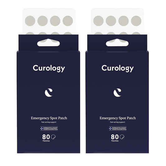 Curology Emergency Spot Pimple Patches for Face, Hydrocolloid Pimple Patches Fast-Acting, 160 Count