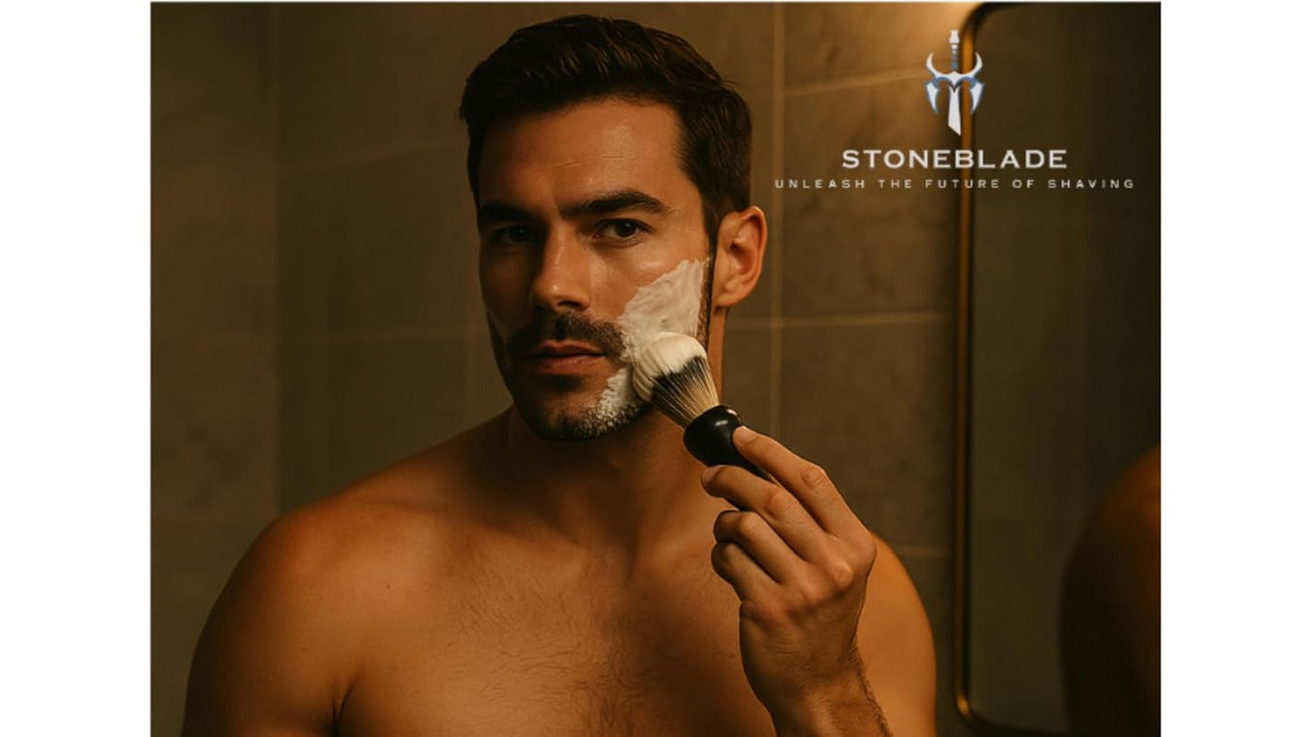 Unscented Shaving Cream for Men – Luxury Lather for Sensitive Skin, Brush or Hand Application, TSA Travel Size (6 fl oz / 170 mL)