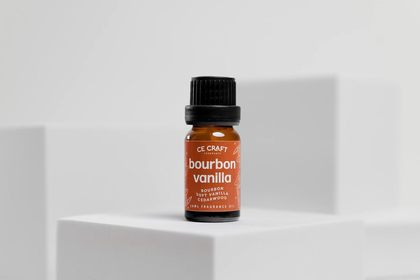 CANDECraftCo Premium Fragrance Oil – Diffuser Oils Fragrances Scented for Home, Candle Soap Making Supplies, Aromatherapy Blends for House (0.34 Fl Oz) (2-Pack, Bourbon Vanilla)