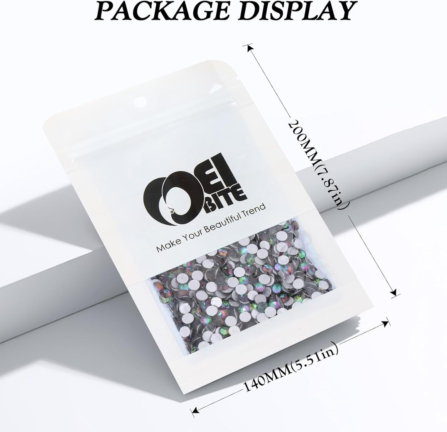 Green Volcano Flatback Rhinestones, Glass Rhinestones for Nail Art and Craft, Glue Fix, Loose Crystal Gemstones(Green Volcano, SS30, 576pcs, 6.4-6.6mm)