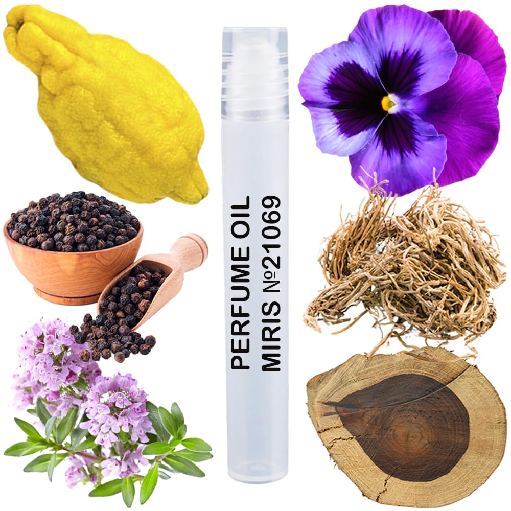 MIRIS Perfume Oil No. 21069, Inspired by The Beat, Long-Lasting Men Roll-On, Rollerball 0.34 Fl Oz / 10 ml