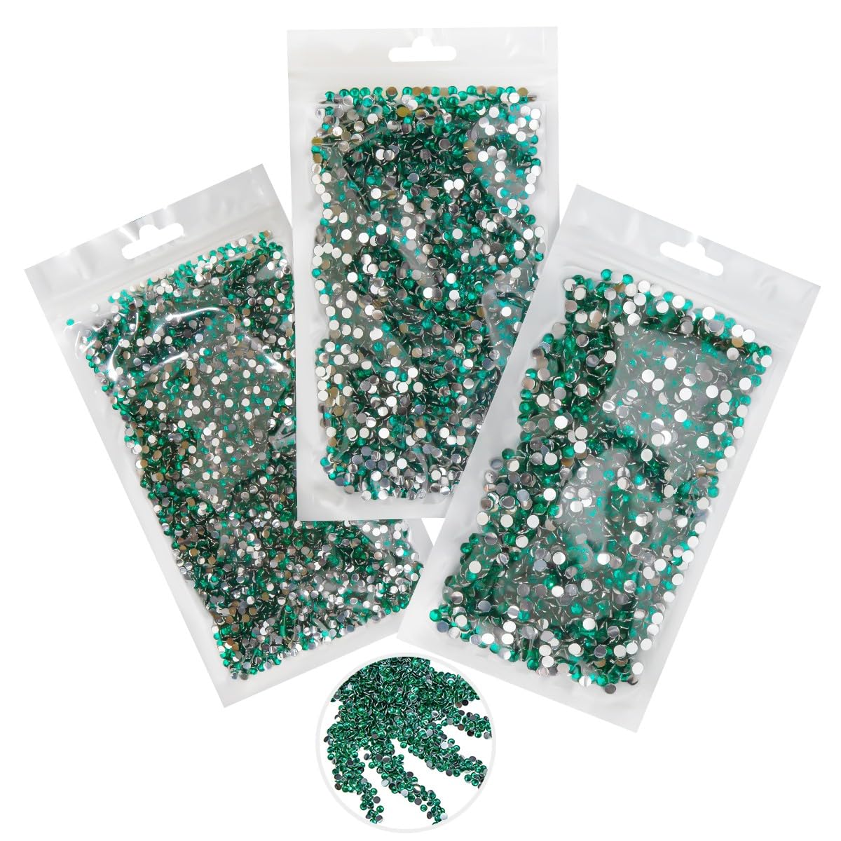 16000PCS Jade Green Crystal Resin Rhinestones for Crafting Moss Green Flatback Stones 3mm 4mm 5mm Non-Hotfix Diamonds Crystals Gems for Nails Face Eyes Makeup Tumblers Bottles DIY Crafts Shoes