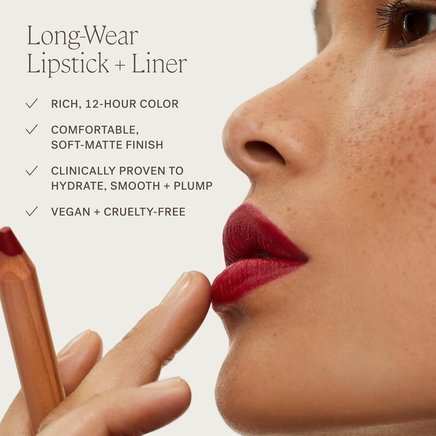 ILIA - Lip Sketch Hydrating Crayon | Hydrate, Plump, Smooth, Strengthen | Long Lasting up to 12-Hours, Bleed-Resistant, Soft-Matte | Barrier-Building, Non-Toxic, Cruelty-Free (Genre)