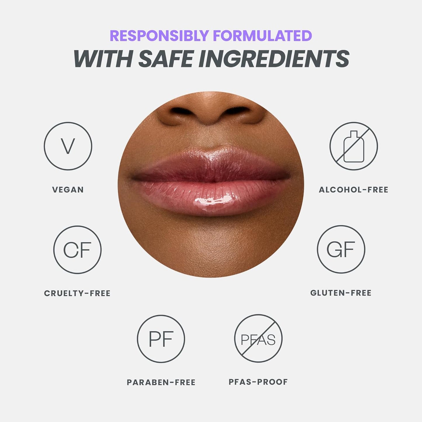 Wonderskin Lip Oil Rehab Serum - Tinted Lip Oil, Hydrating, Moisturizing, and Non-Sticky Deep Red Tint Serum for Dry Lips (Honey)