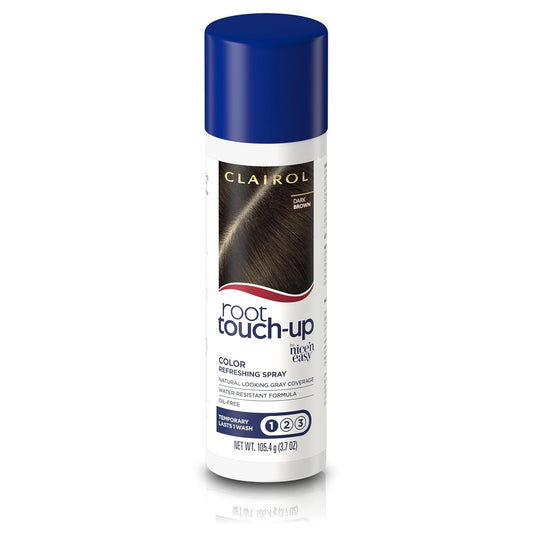 Clairol Root Touch-Up by Nice'n Easy Temporary Hair Coloring Spray, Dark Brown Hair Color, Pack of 1