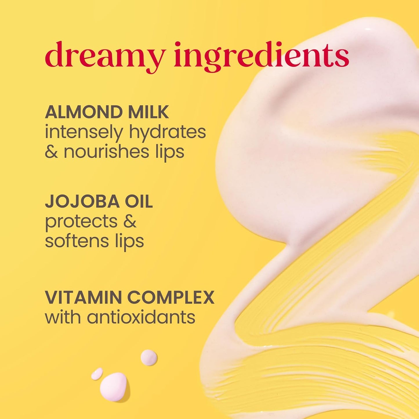 Burt’s Bees Lip Milk, Daily Lip Moisturizer, Sweet Strawberry, Vitamin Enriched Moisturizing Lip Balm with Almond Milk and Jojoba Oil, Hydrating for Softer Lips, 1 Tube, 0.34 Fl Oz