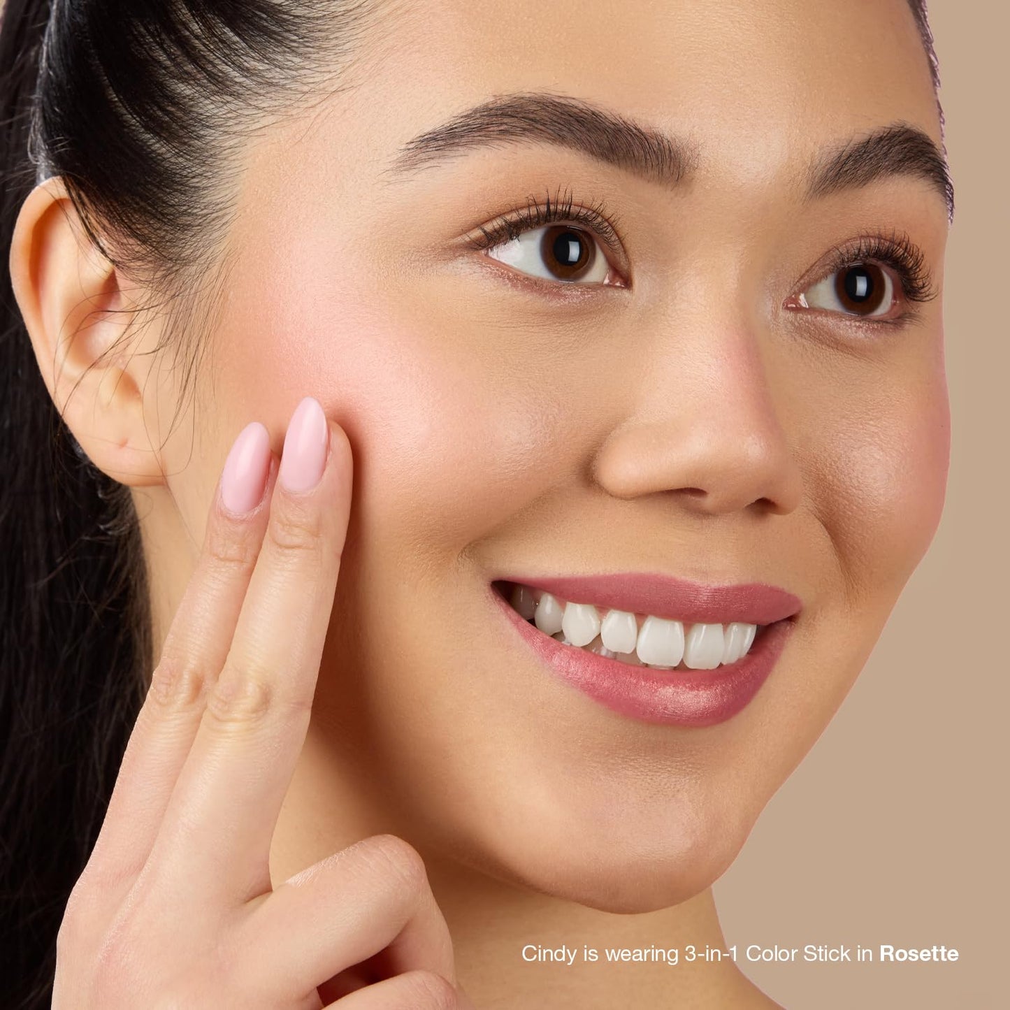 Mineral Fusion, Color Stick Rosette 3 In 1, 0.18 Ounce