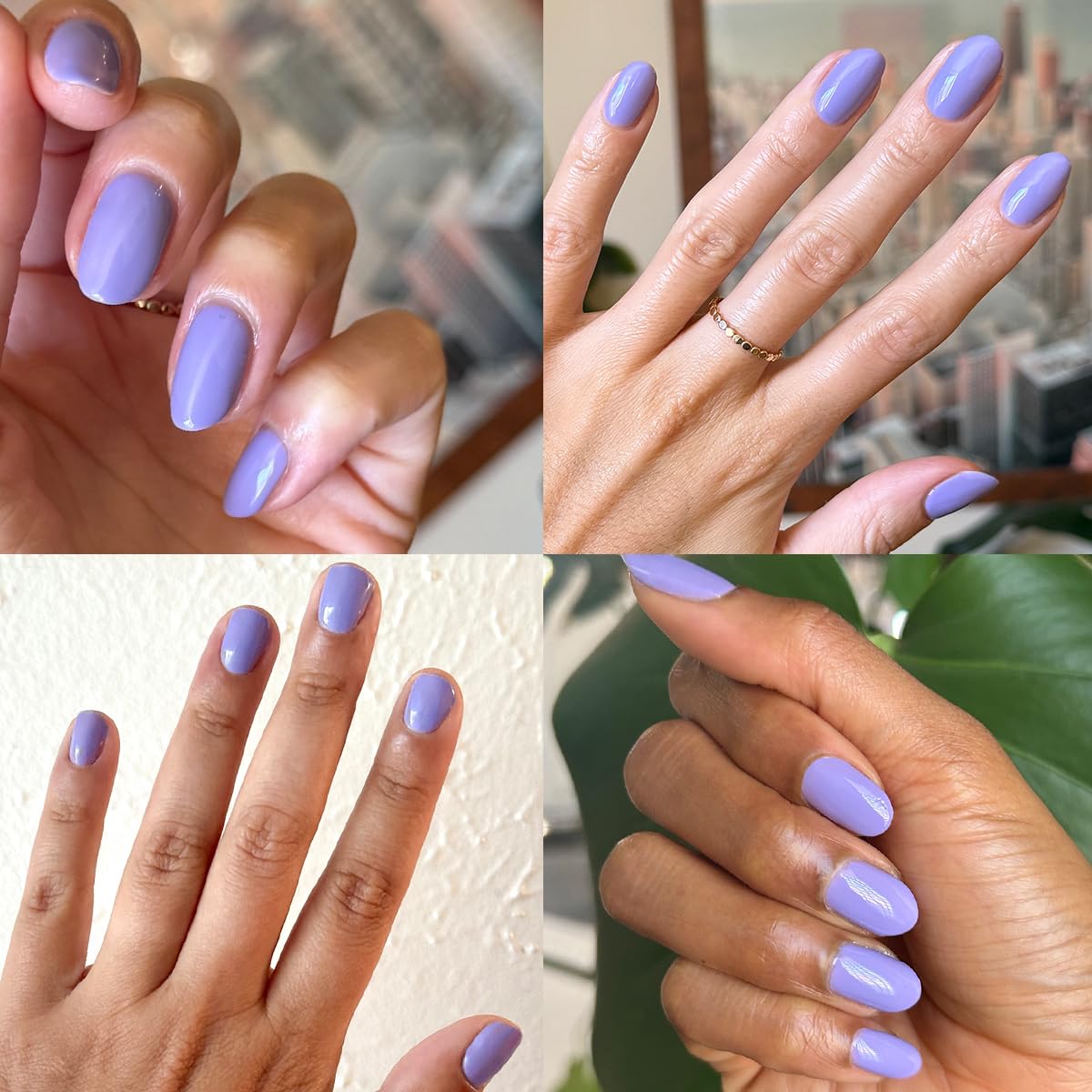 Olive & June Gel Polish | UV LED Nail Lamp Needed | Long Lasting Formula | Up to 21 Days of Wear | Damage-Free Removal | Salon-Quality Manicure at Home | Bold & Unshaken | Bold Purple
