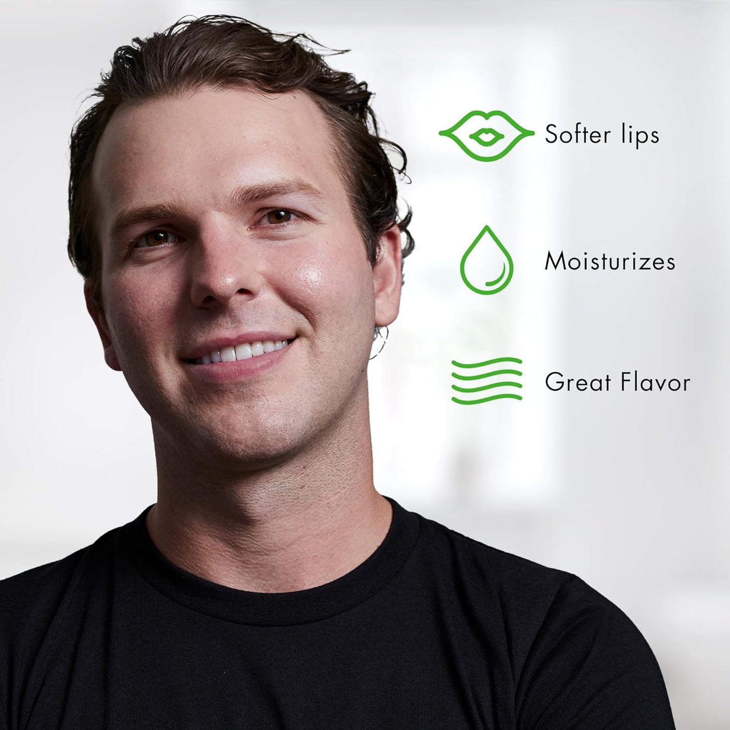 Tiege Hanley Hydrating Lip Balm, Peppermint - Moisturizing Lip Care Treatment Products for Dry & Cracked Lips - Hidratante de Labios