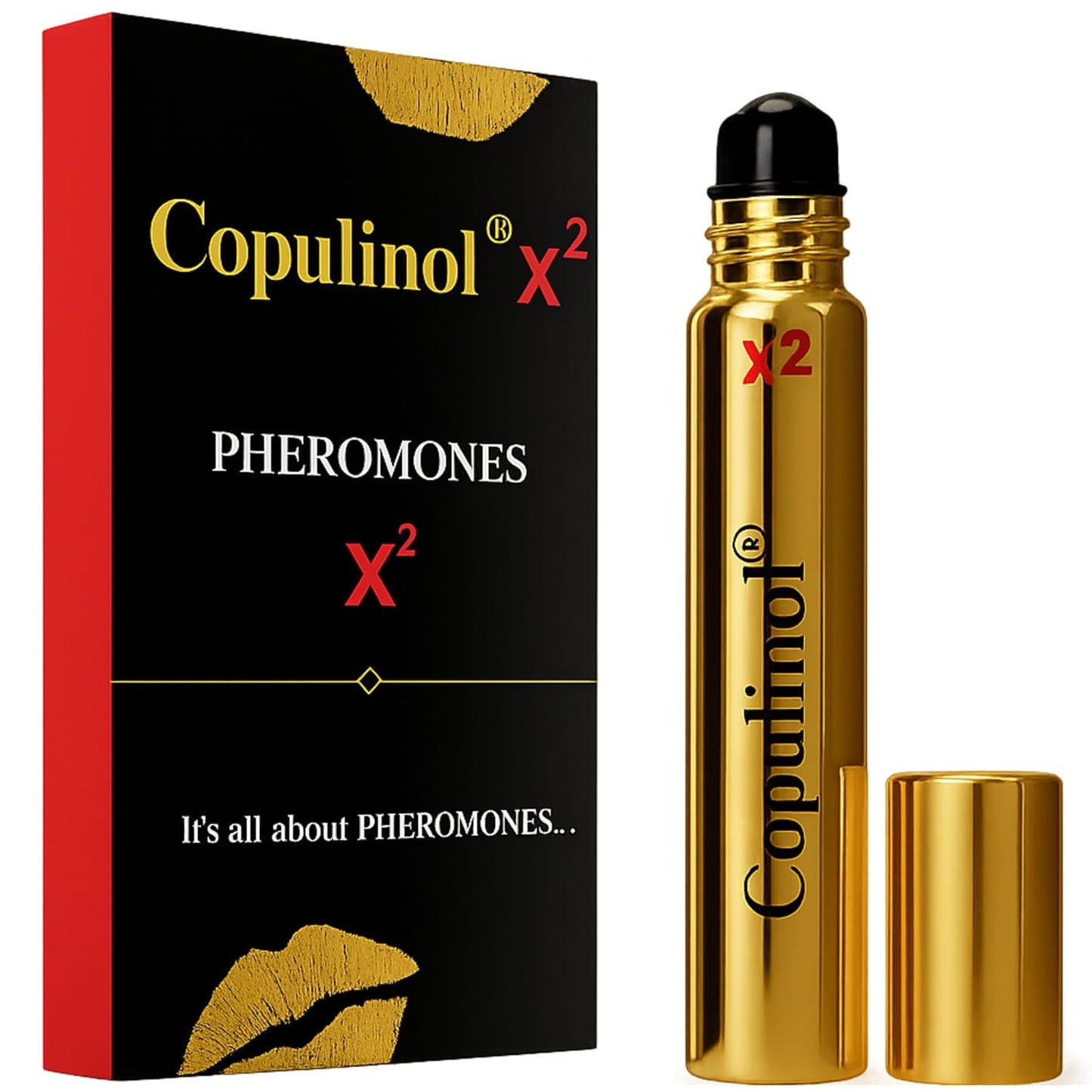 Pherolec Global COPULINOL X2 100% Pheromone for Women Strength Pheromones Perfumes Cologne Essential Oil Original Long-lasting Infused Best Scent Travel Perfume For Her Fragrances Roll-On 0.27 Fl Oz