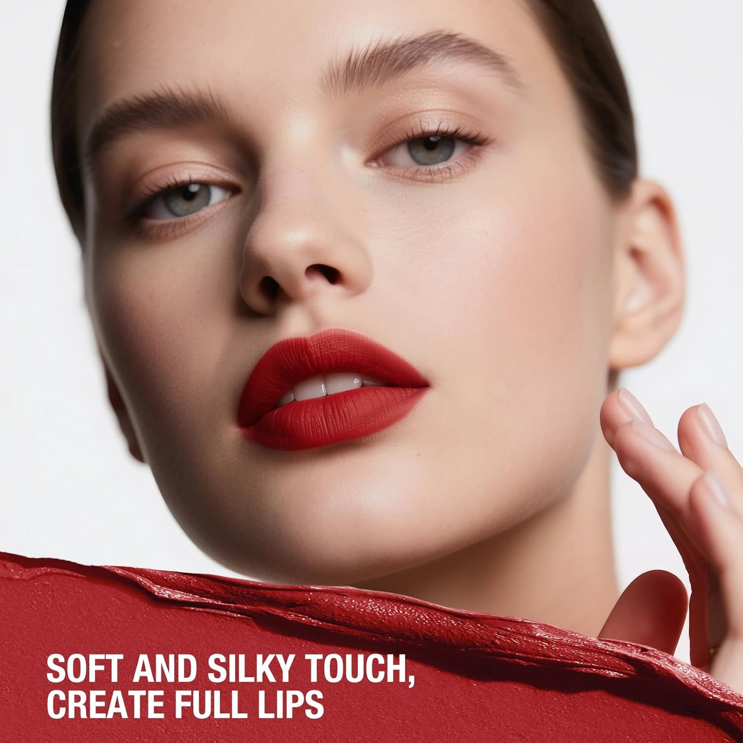 Jolilab 8Pcs Lip Set: 4 Colors Lip Liner+4 Colors Lipstick, Matte/Creamy,Smooth Creamy Texture,Long-Lasting,Bold/Nude Shades for Daily/Party, Vegan, Gift for Makeup Lovers.(#03+05+10+12)