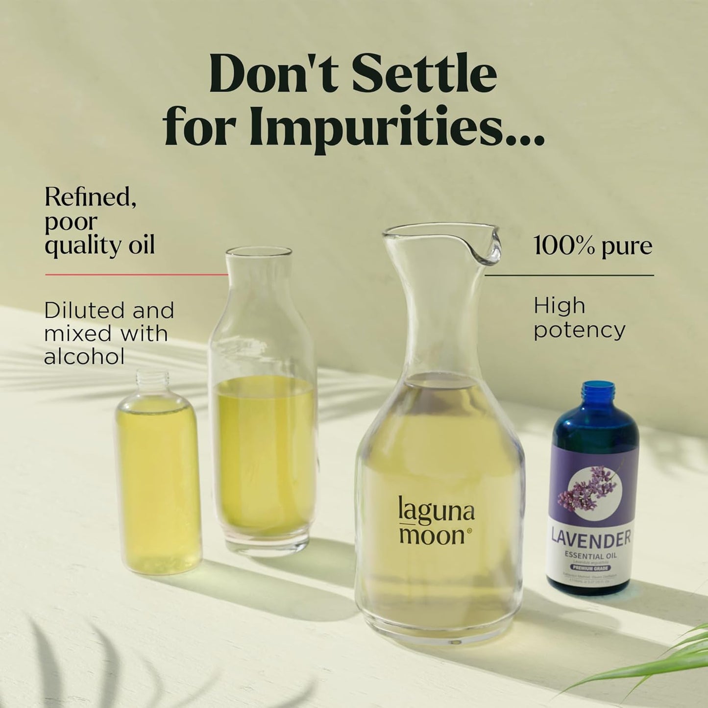 Lagunamoon Lavender Essential Oil - Pure Essential Oils for Diffusers, Humidifiers, Aromatherapy, Cars, Yoga, Home Essentials - Relaxing Fragrance Scents for Fresheners and Candle Making (150ml)