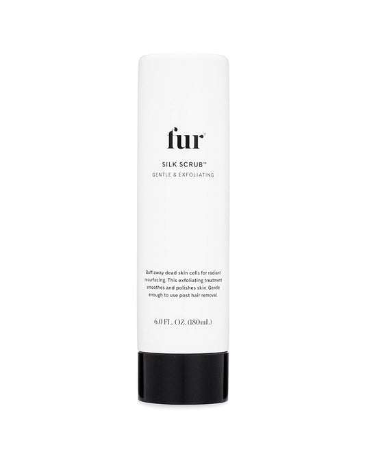 Fur Silk Scrub: Premium KP Bump Eraser - Powerful Exfoliating & Resurfacing Scrub to Smooth and Hydrate Skin While Preventing Ingrown Hairs with Natural Oils and AHAs - 6 Fl oz.