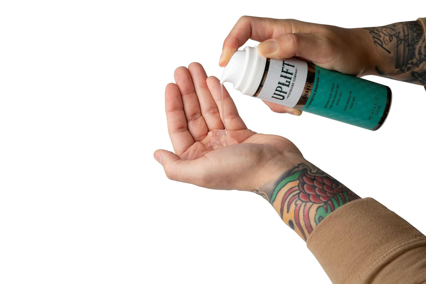 Uplift’s Luxury Shave Set for All: Pamper Yourself with Our Sulfate-Free Hair & Body Wash and Plant-Infused Shave Gel, Complete with a Handmade Wooden Razor for the Perfect Shave