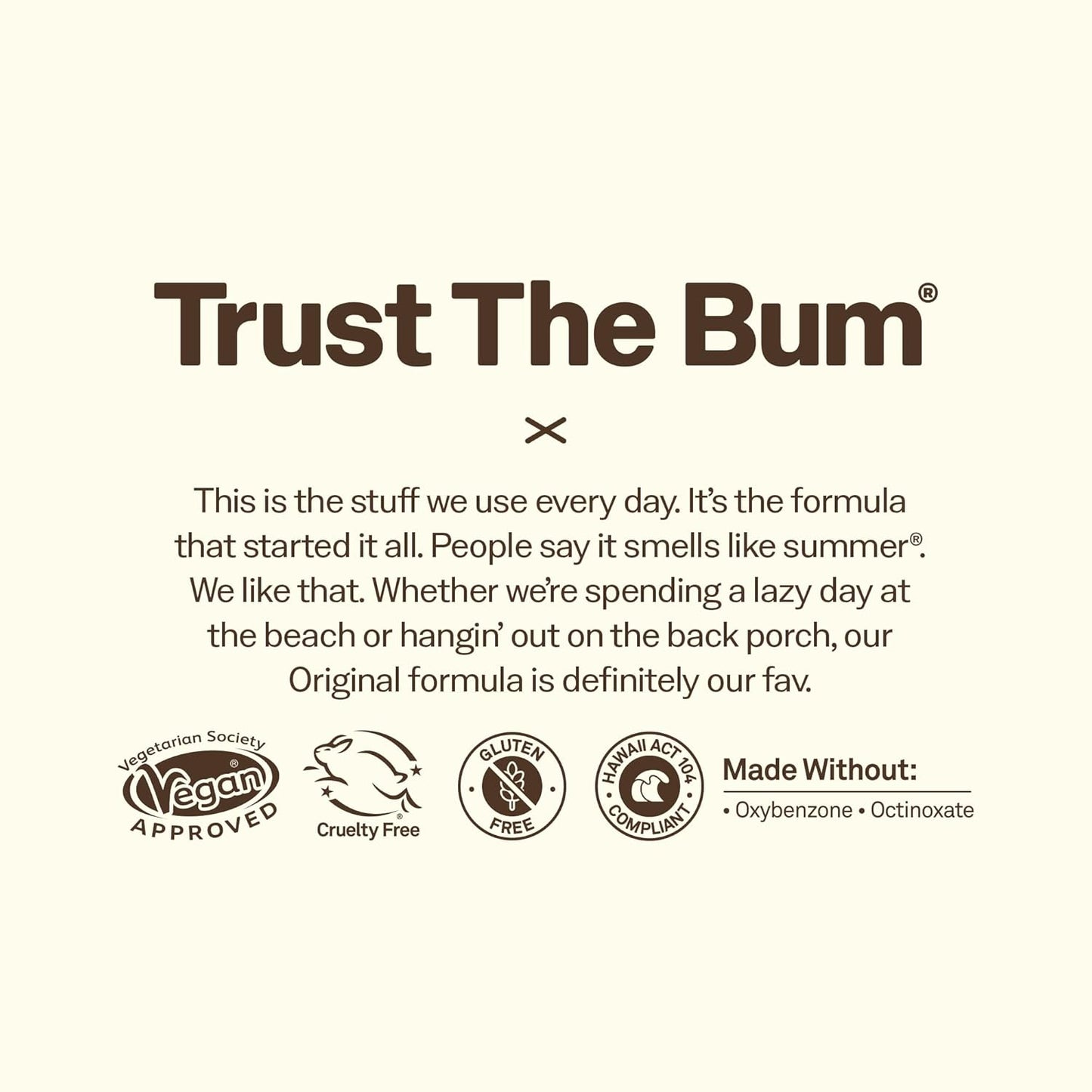 Sun Bum Original SPF 40 Face and Body Sunscreen Stick - Water resistant Broad Spectrum Facial Sunscreen - Hawaii 104 Act Compliant (Made Without Octinoxate & Oxybenzone) - Travel Size - 0.7 oz