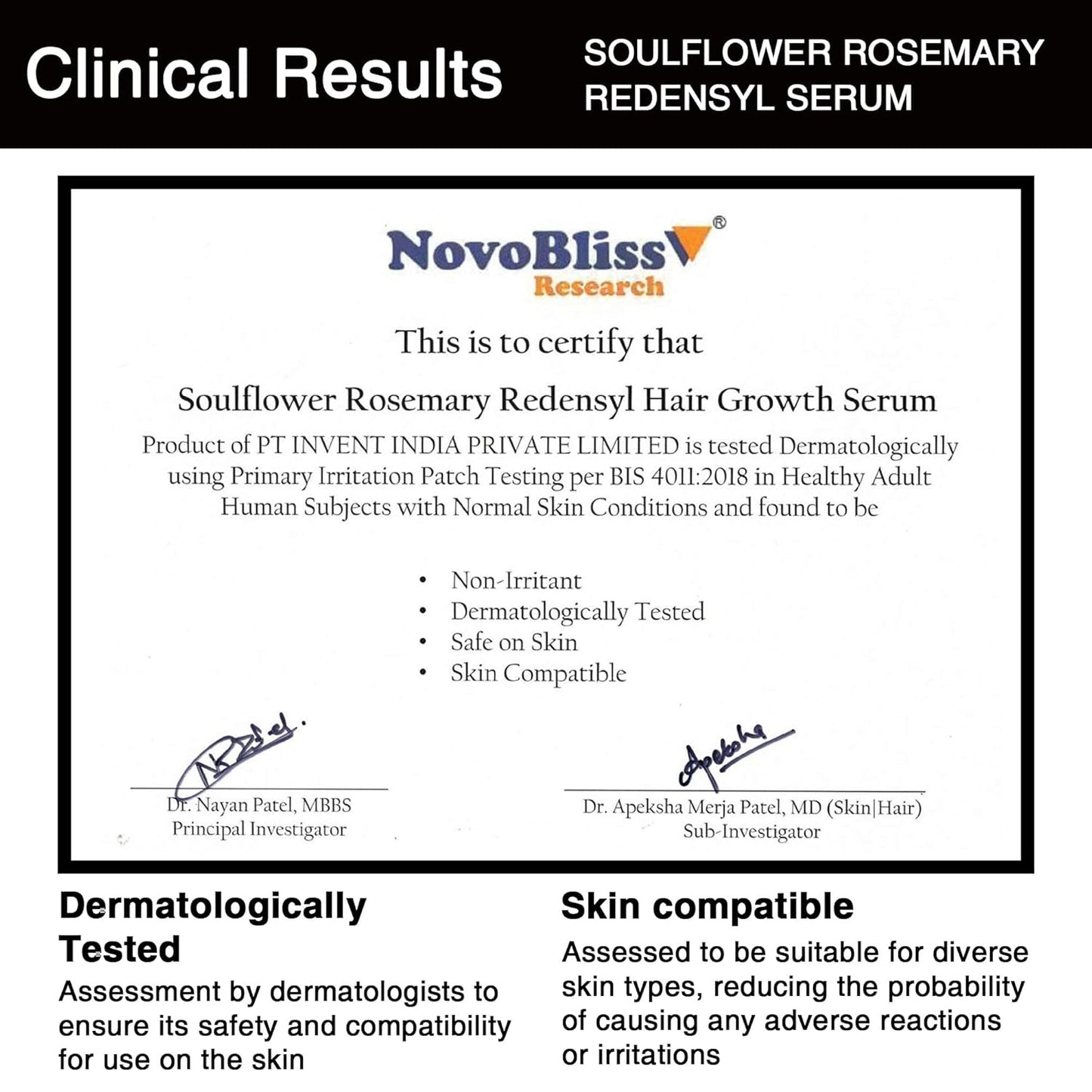 Soulflower Rosemary Redensyl Hair Growth Serum | 3% Redensyl, 4% Anagain, Melanogray, Caffeine, Biotin, Keratin, Tea Tree, Chia Seeds, Rice Water | Men, Women | 30 ml