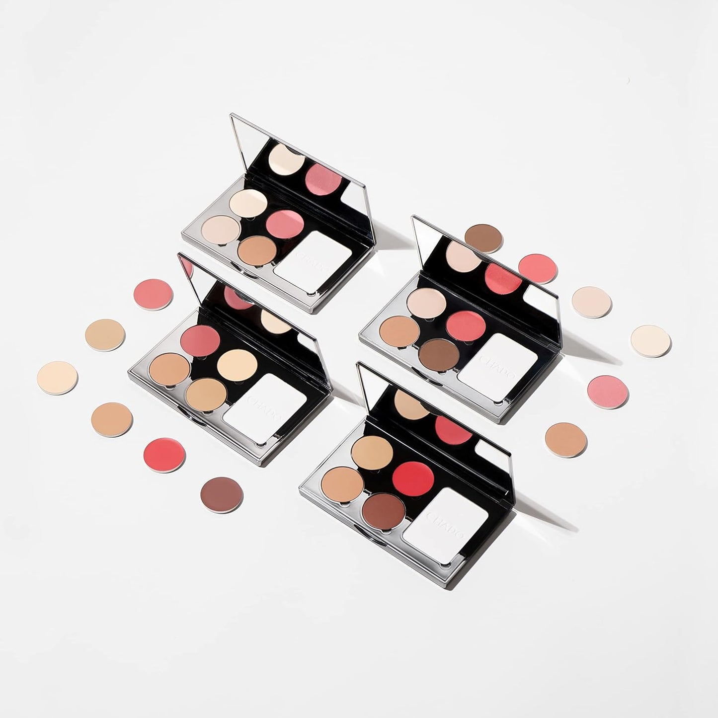 CHADO Shadows & Lights Refills – Powder | Palette Refill Pans (Compact Not Included) Nude 63