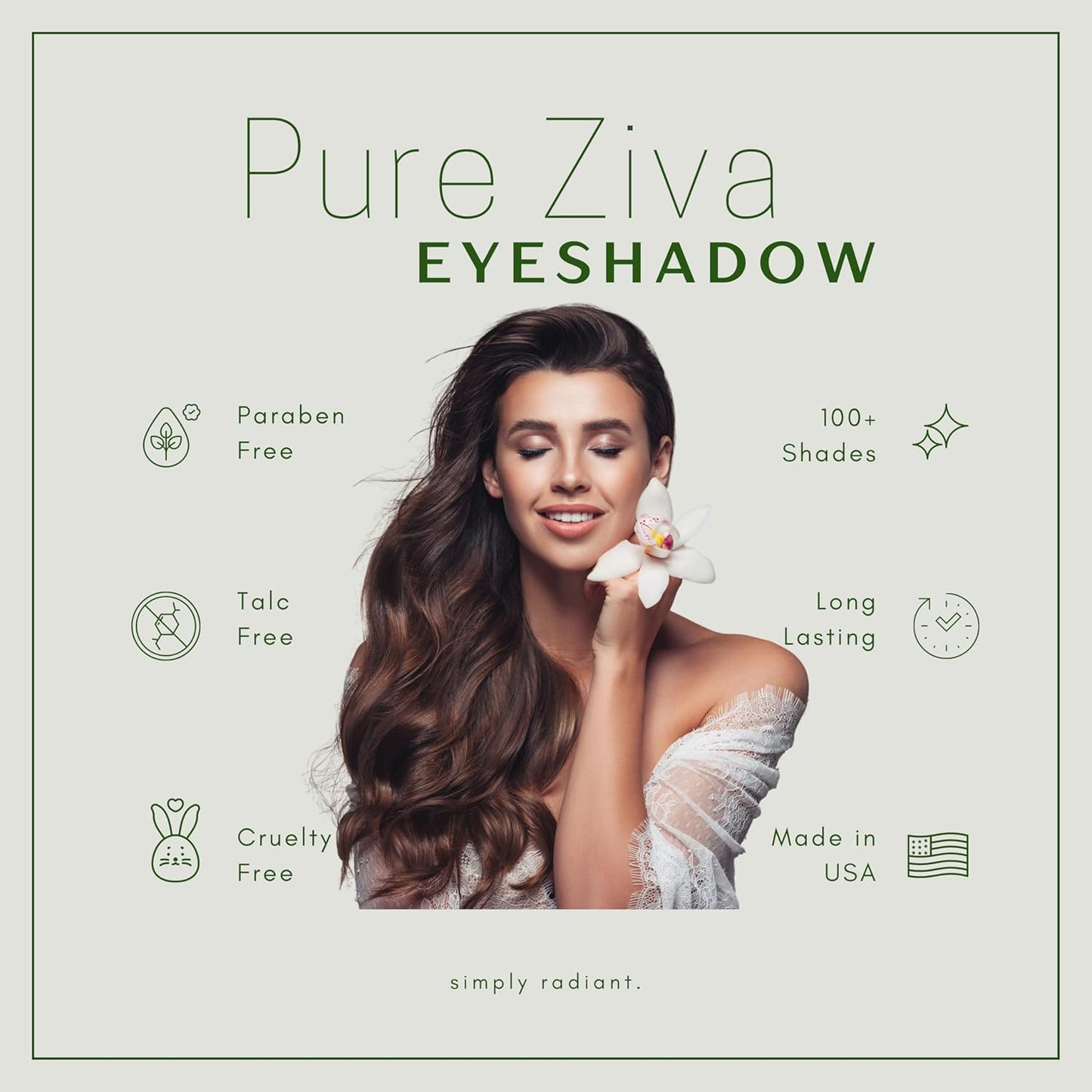 Violet Storm Cool Tone Metallic Lavender Purple Single Loose Powder Eyeshadow; Vegan, Talc & Paraben Free, No Animal Testing & Cruelty Free