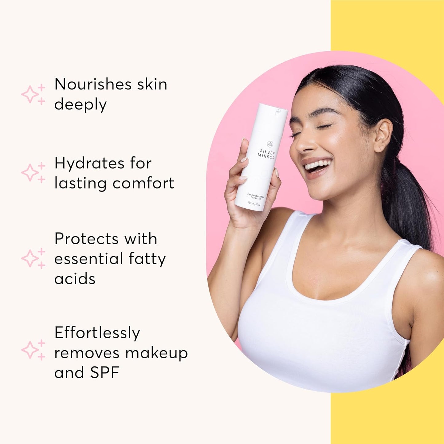 Everyday Cream Cleanser (5 Fl Oz), Facial Cleanser, Exfoliating Face Wash, Gentle Deep Cleansing Formula, Hydrates and Brightens the Skin, Face Wash for Women, for All Skin Types