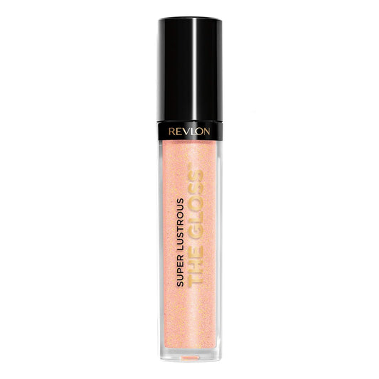 Revlon Super Lustrous Lip Gloss, Non-Sticky, Hydrating, High Shine Finish, 205 Snow Pink, 0.13 oz