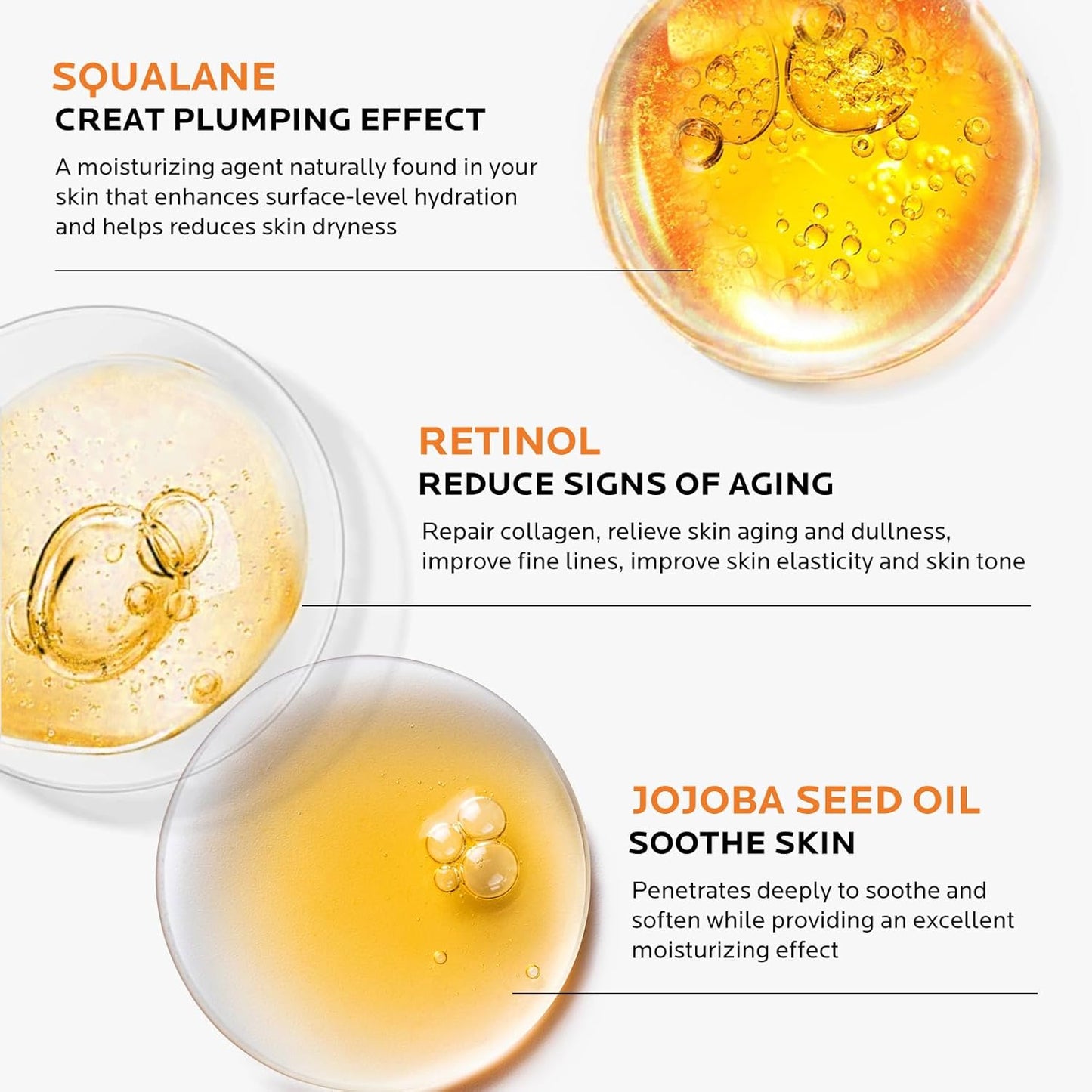 Dr. Pure Retinol 1% in Squalane: Hydrating Even Skin Texture and Tone - Anti-Aging Soothing Fine Lines Night Serum 2 Fl Oz