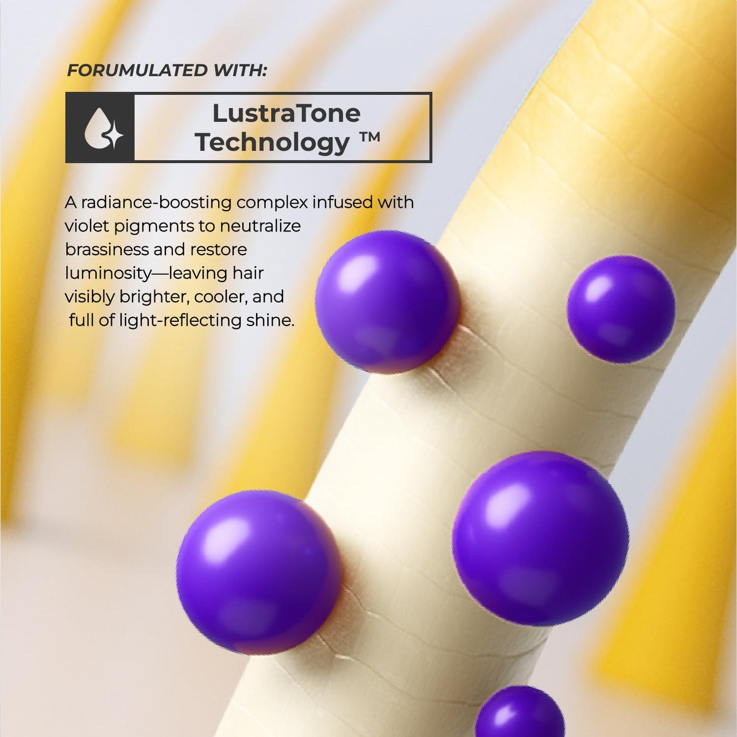 XMONDO Hair Supernova Blonde Toning Leave-In Foam, Vegan Formula Hair Toner Foam for Reducing Brassy and Yellow Tones on Blonde, Highlighted, and Gray Hair Colors, 6.7 Fl. Oz