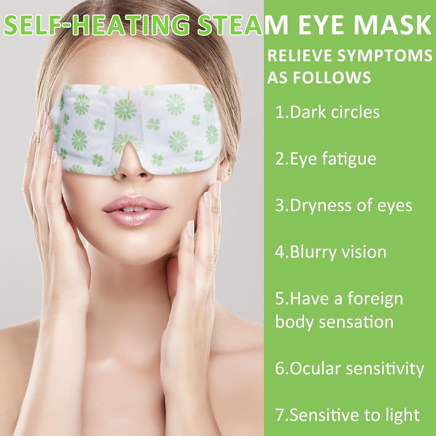 5pcs Wormwood Steam Eye Mask, Wormwood Warm Eye Mask, Eye Mask for Eye Fatigue Relief, Eye Mask for Eye Bags, Disposable Moisturizing Hot Compress Eye Mask, Automatic Heating Eye Mask
