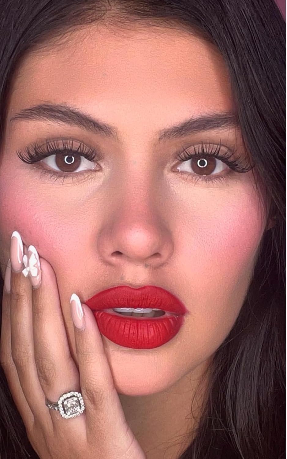 Lash Extension Kit LAUBESS Lash Clusters Kit Cluster Eyelash Extensions Kit Eyelash Clusters Lash Bond and Seal Waterproof Tweezers Brush Lash Glue Remover (Kit 50D-C-Mix9-16)