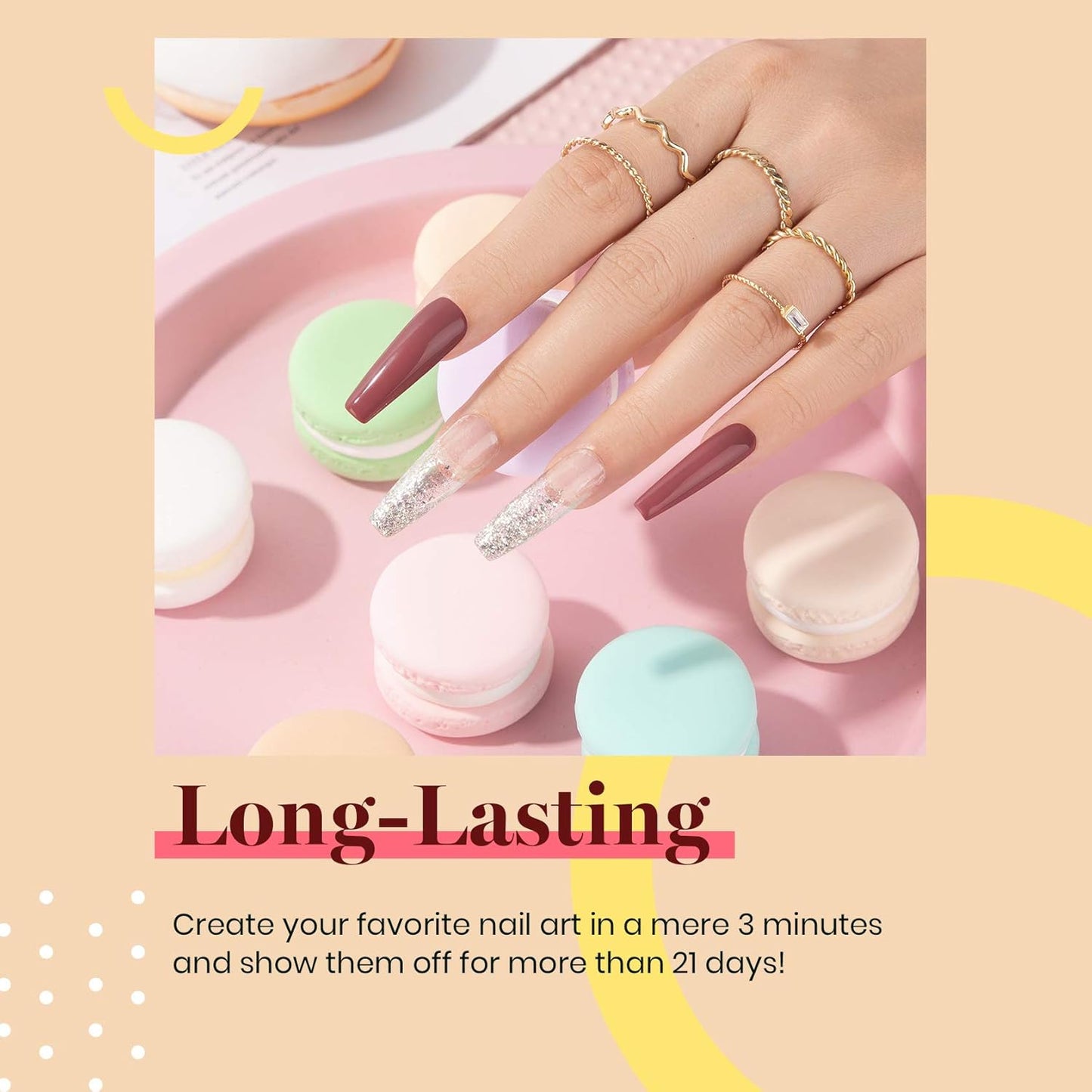 Beetles Mauve Gel Nail Polish – 15ml Dusty Rose Gel Polish Dried-Rose Dusty Pink Fall Soak Off UV LED Nail Lamp Nail Art Manicure Salon DIY Home for Women