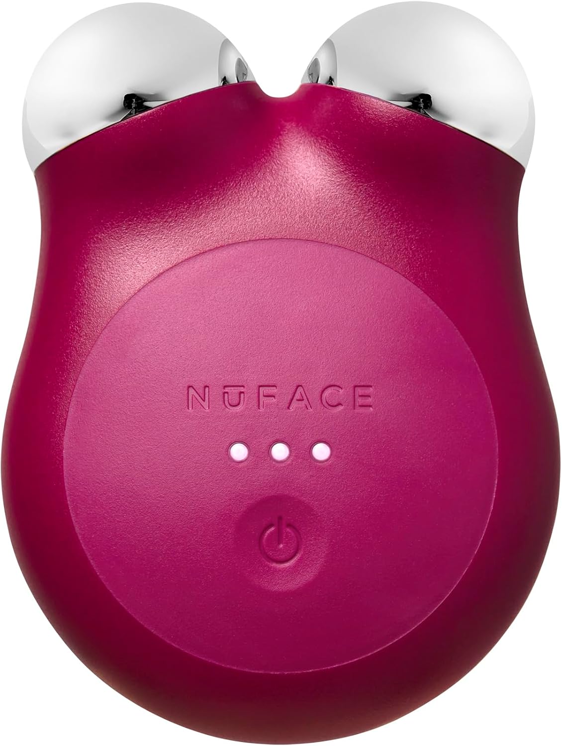 NuFACE MINI+ Microcurrent Facial Device Kit - Limited Edition FDA Cleared Face Massager Device + Microcurrent Gel Activator & Applicator Brush - Velvet Rose