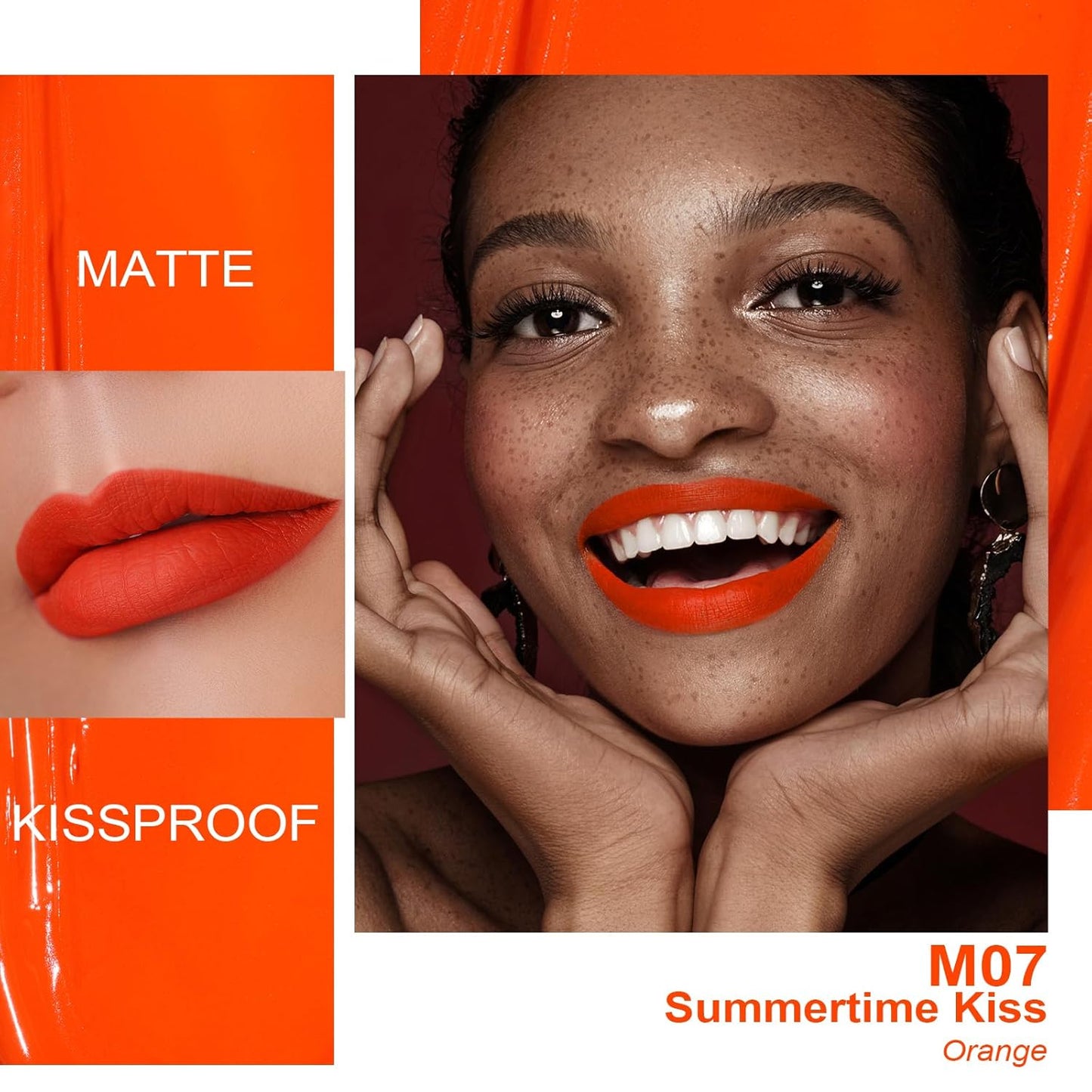 Oulac Matte Lipstick for Women, Long Lasting Liquid Lipstick High Impact Lip Color Full Coverage Lip Makeup with Vitamin E Waterproof Formula,Vegan M07+MS06+MS08