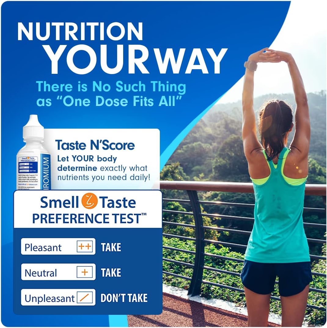 Taste N' Score Chromium Liquid Ionic Mineral Supplement; 100% Pure; 500 mcg; 118 Servings