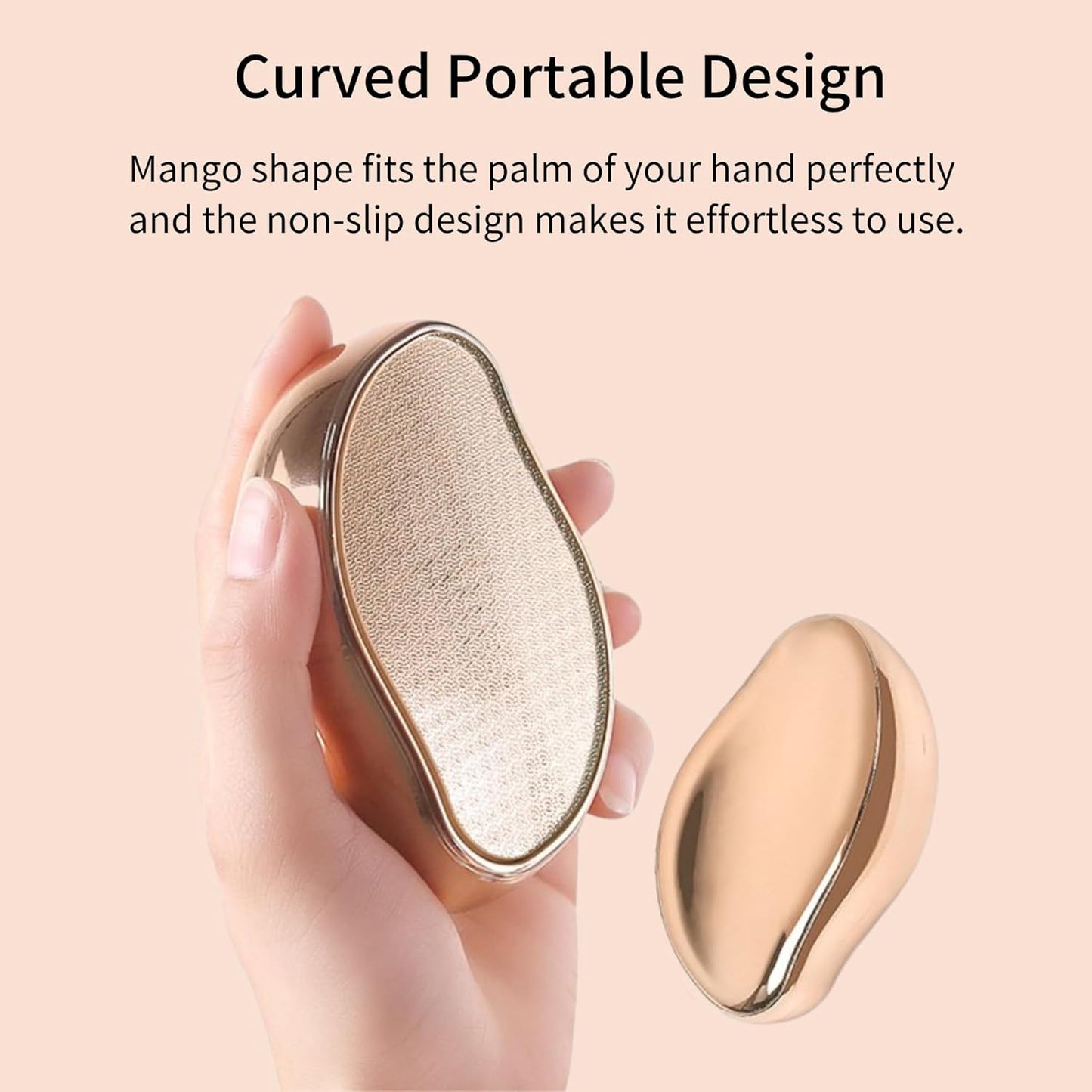 Nano Glass Foot File, Pedicure Tool and exfoliator, Glass Surface, Comfortable Hand and Foot Grinding Scraper for Wet and Dry feet, Removal Hard or Dead Skin, Suitable for Women or Men