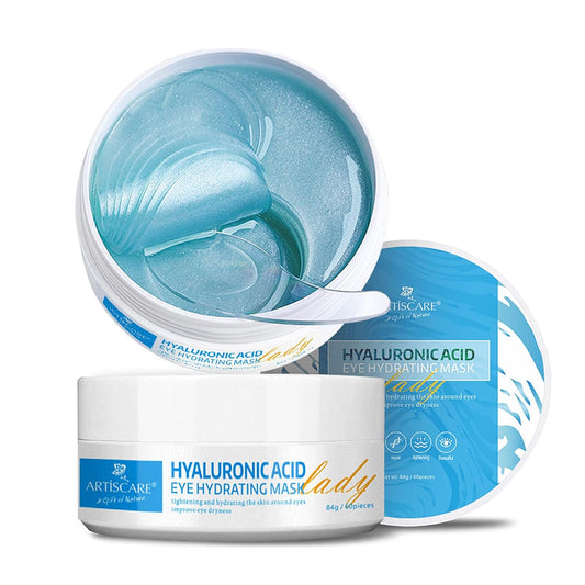 Under Eye Collagen Patches Eye Masks for Puffy Eyes & Dark Circles - Hyaluronic Acid Skincare Treatment Masks, Reduce Under Eye Bags and Smooth Wrinkles,Eye Skin Care Pads, 60 Pcs