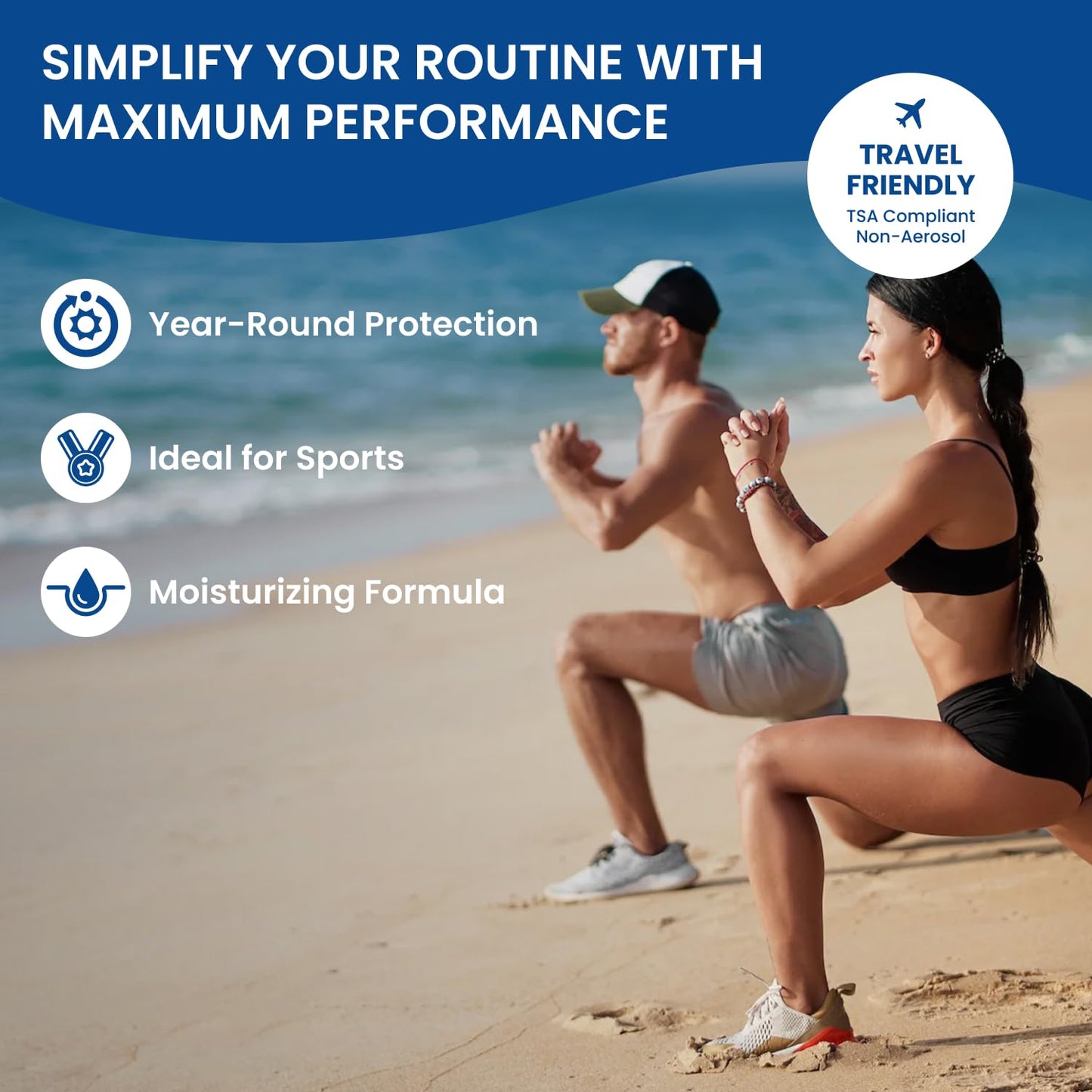 BU SPF 50 Fragrance Free Kids Sunscreen Spray for Face and Body, TSA Travel Size Sunscreen, Clear Non Aeorsol Spray, Non Greasy, Water Resistant and Oil Free, 1 oz (4-pack)