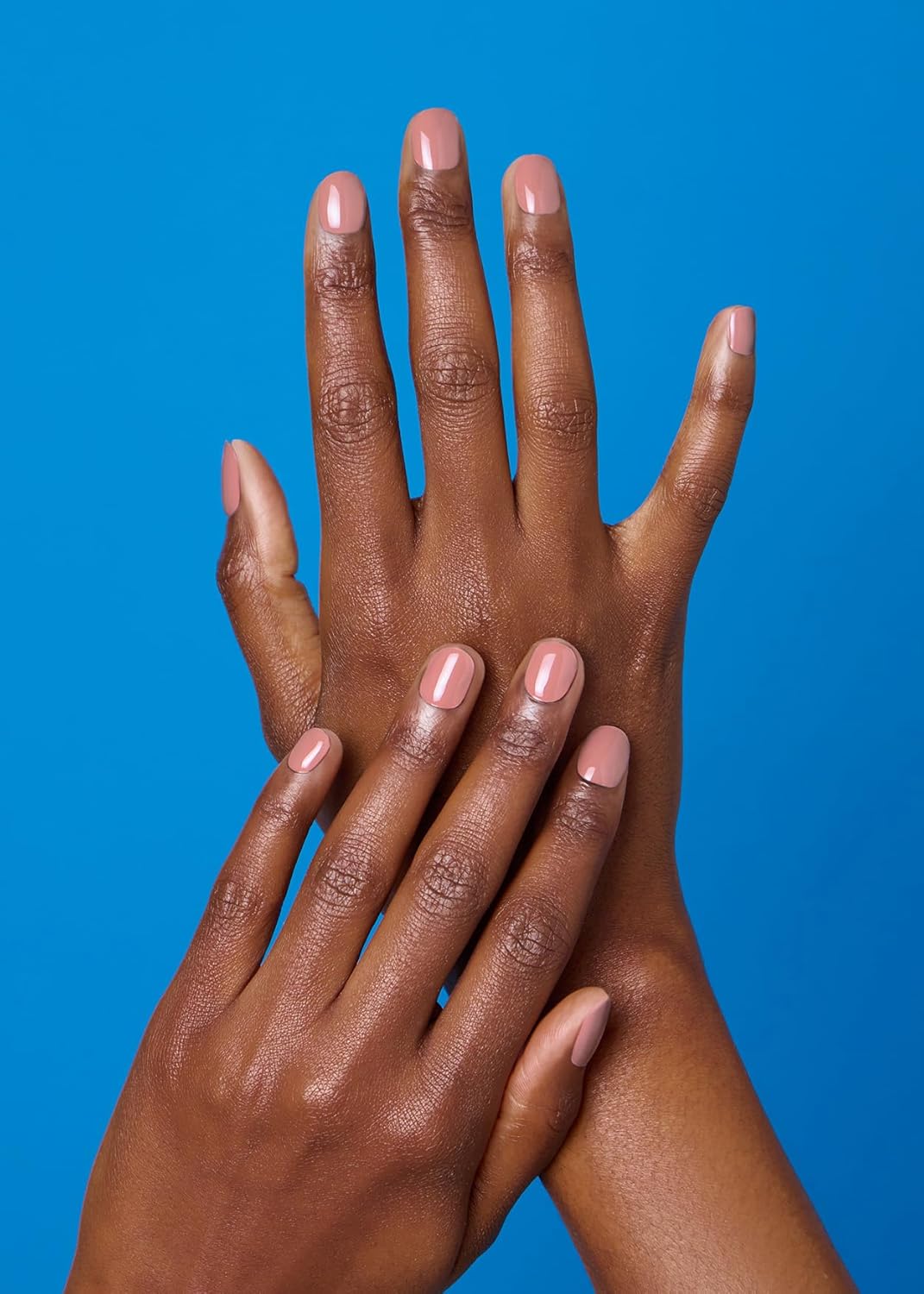 ohora Semi Cured Gel Nail Strips (N Ash Pink) - Pink, Solid, Works with Any UV/LED Lamps, Salon-Quality, Long Lasting, Easy to Apply & Remove - Includes 2 Prep Pads, Nail File & Wooden Stick