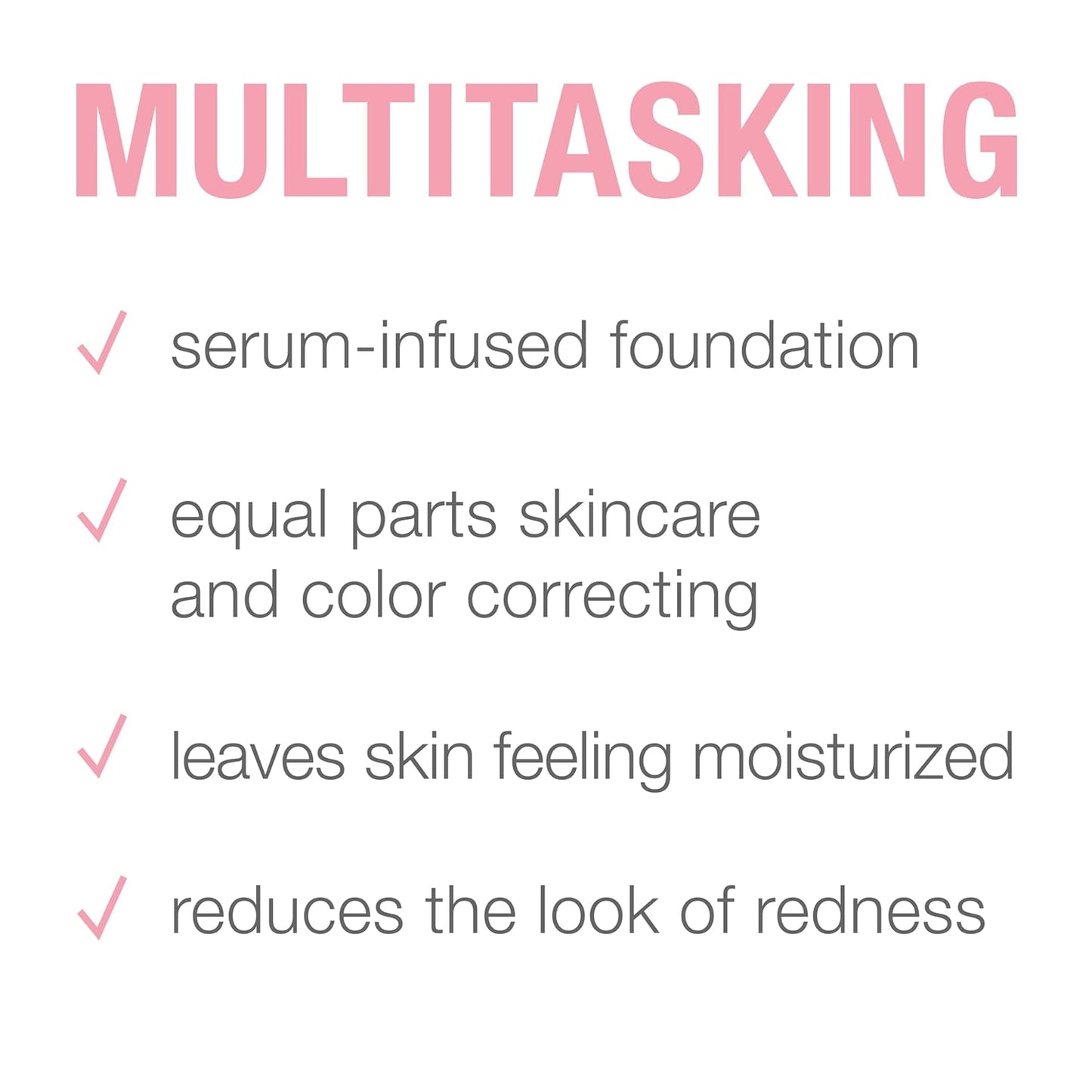 Neutrogena Healthy Skin Sensitive Skin Serum Foundation with Pro-Vitamin B5, Color Correcting & Pore Minimizing Liquid Foundation & Face Serum, Buildable Coverage, Deep 03, 1 oz