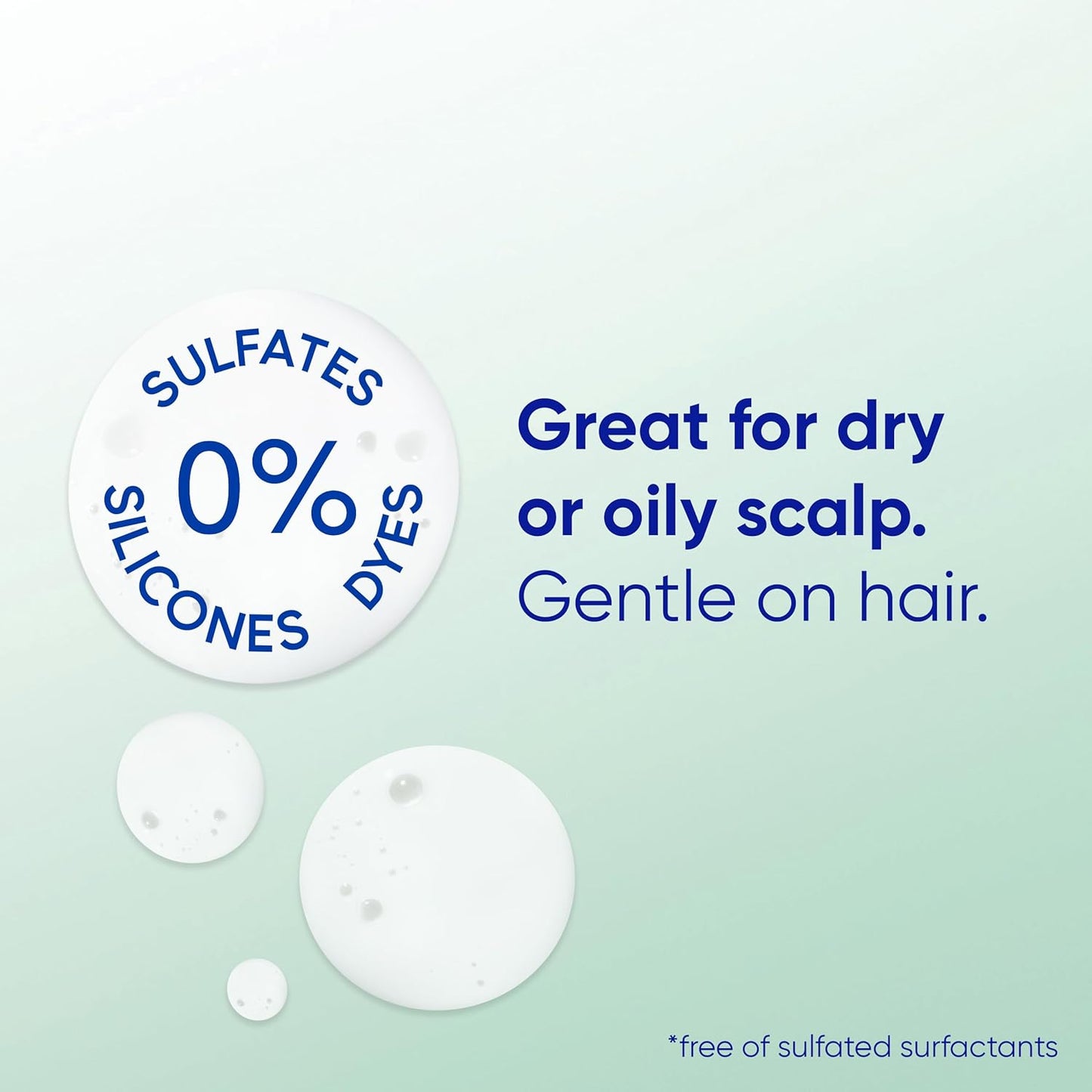 Head & Shoulders BARE Dandruff Shampoo Twin Pack, Soothing Hydration, Sulfate-Free, Silicone-Free, Dye-Free, Eco-Friendly Bottles, Safe for All Hair Types, 13.5 Fl Oz Each (Set of 2)