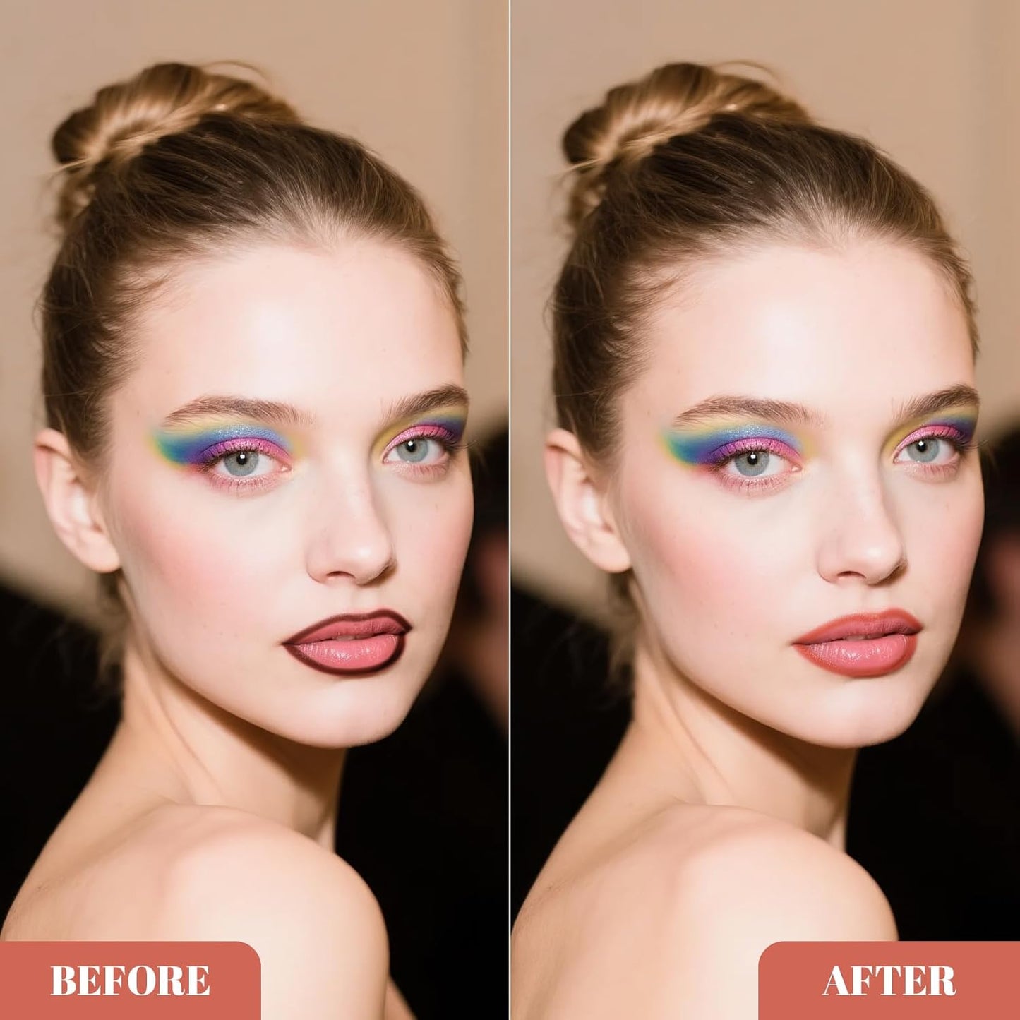 Lip Stain - Long Wear Tattoo Lip Liner, Waterproof & Transfer-proof Peel Off Lip Stain with Matte Finish, Lip Tint For All Skin Types, Great Gifts for Women (Nude)