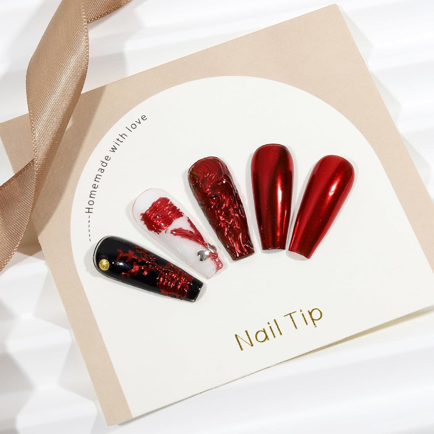 Artdone Chrome Nail Powder,Red Iridescent Aurora Powder Metallic Mirror Effect Pigment Pearlescent Mermaid Pigment Pearl Glitter Dust Kit, Nail Art Decoration, Resin Craft