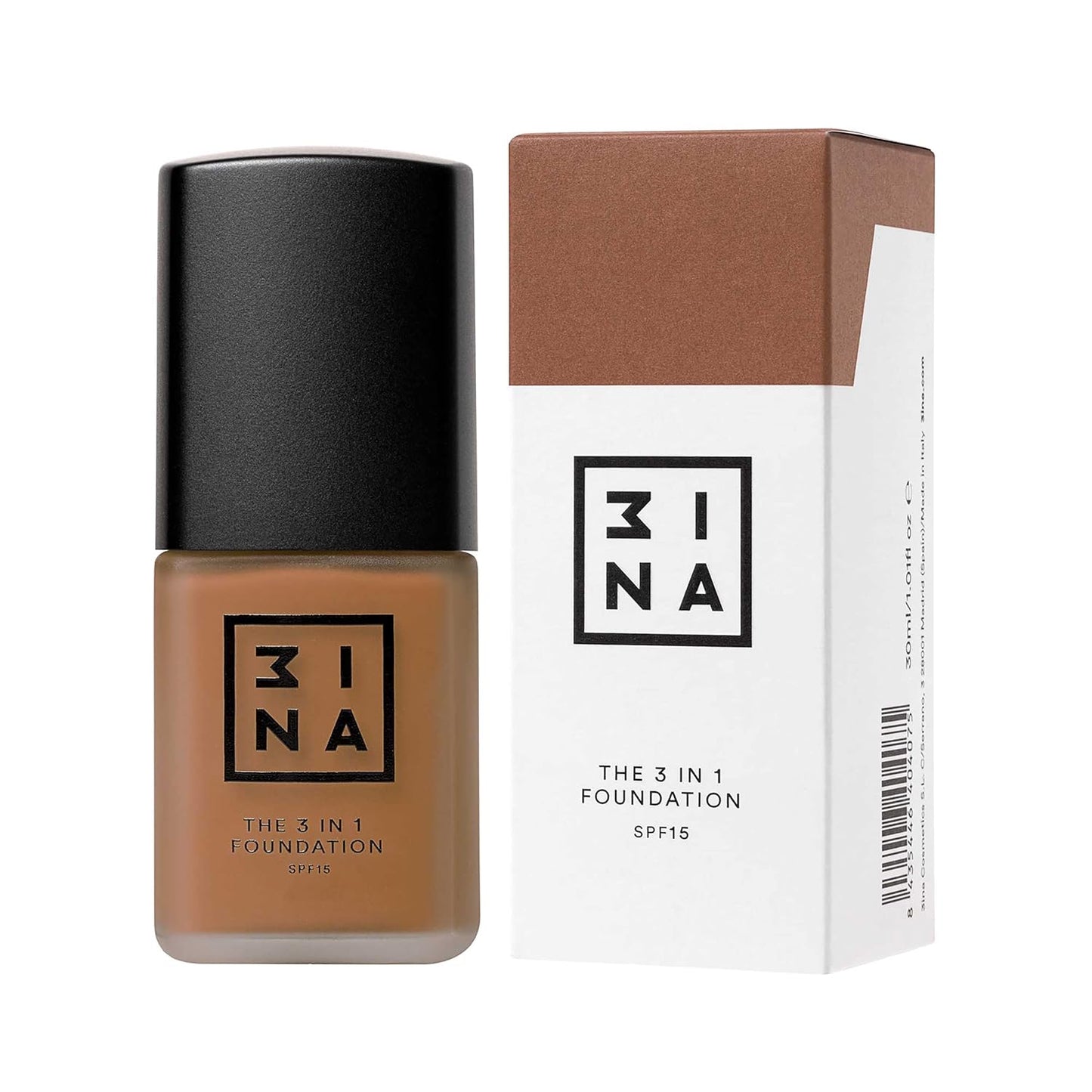 3INA The 3-In-1 Foundation 221 - Vegan Formula - Combination Of Primer, Concealer And Foundation - Medium Coverage - Natural Finish - Perfect For Covering Lines And Blemishes - Long Lasting - 1.01 Oz
