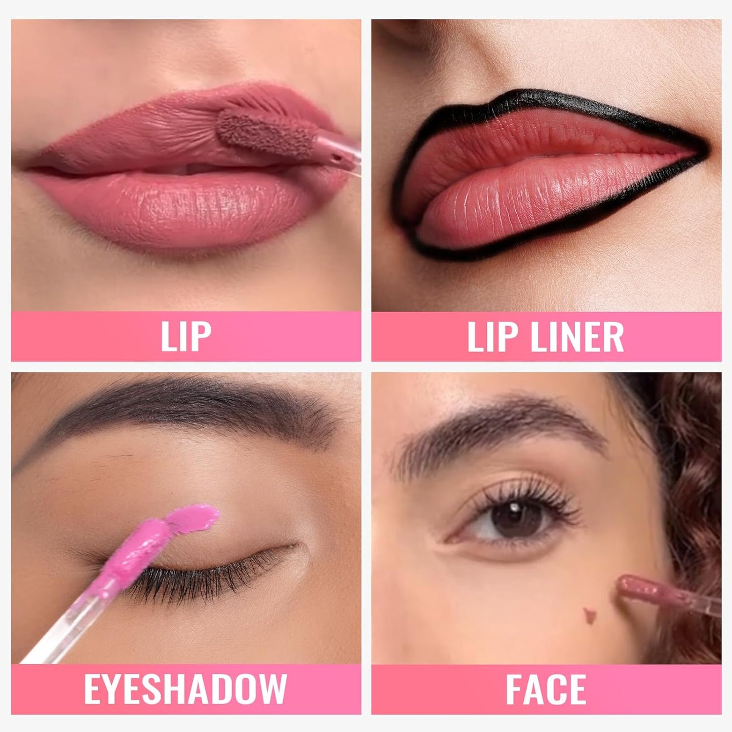 Oulac Pink Matte Lipstick for Women, Long Lasting Liquid Lip Stick High Impact Lip Gloss Full Coverage Lip Makeup with Vitamin E Waterproof Formula,Vegan M30